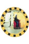 Sicherheits-/Verkehrsspie, NW-Nr.: 9000490219 gel D.600mm, Kunststoff,gelb/schwarz f.2 Richtungen 11m SPL  