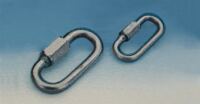 Verbindungsglied Edelstahl Draht-D.5mm L.39mm mit Schraubverschluss