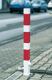Feuerwehrpfosten STA rot-weiß m.Bodenhülse