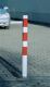 Sperrpfosten Stahl Erdanker/Dreikantverschl.H900xB70xT70 rot reklektierend/weiß