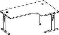 Fahnenmast H9mxD100mm Hart-Alu.elox.m.Drehausleger Hissvorrichtung innenl.