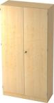 Flügeltürenschrank H2004xB1000xT420mm Ahorn abschl.Drehknauf
