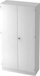 Flügeltürenschrank H2004xB1000xT420mm weiß abschl.Drehknauf