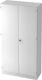Flügeltürenschrank H2004xB1000xT420mm weiß abschl.Drehknauf