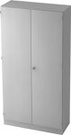 Flügeltürenschrank H2004xB1000xT420mm lichtgrau abschl.Drehknauf