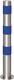 Rammschutzpoller VA V2A Reflexstreifen-blau z.Schr.Ø102mm H.900mm URBANUS