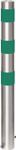 Rammschutzpoller VA V2A Reflexstreifen-grün z.Bet.Ø102mm H.900mm URBANUS