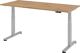 Schreibtisch Teda H635-1285xB1800xT800mm Asteiche Rechteckform elektr.höhenver.
