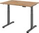Schreibtisch Teda H635-1285xB1200xT800mm Asteichedek.Rechteckform elektr.höhenv.