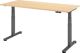 Schreibtisch Teda H635-1285xB1800xT800mm Ahorndekor Rechteckform elektr.höhenv.