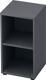Regal Teda H748xB400xT400mm Graphit 2 OH