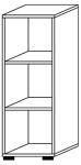 Regal Teda H1100xB400xT400mm Nussbaumdekor 3 OH