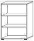 Regal Teda H1100xB800xT400mm Nussbaumdekor 3 OH