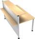 Grundtheke H1040-1120xB1715xT1000mm Ahorn gerade