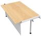 Anbautheke H680-760xB1715xT1000mm Ahorn gerade