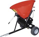 Streugutwagen 260l Metall rot,RAL 3000 Bereifung Luft 1-12m