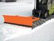 Schneeschieber f.Gabelstapler Kehr-B.2400mm 2-fach verstellb.gelborange BAUER