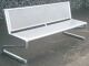 Parkbank L1540xB610xH860mm STA 74kg silber MEILLER
