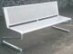Parkbank L1540xB610xH860mm STA 74kg silber MEILLER