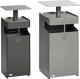 Kombiascher H920xB450xT450mm silber quad.Stahlbl.VAR