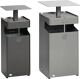 Kombiascher H920xB450xT450mm silber quad.Stahlbl.VAR