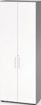 Schrank Teda-Z H2156xB800xT420mm graphit/weiß 6 OH (3 offen) 2 Türen zerlegt