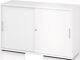 Schrank Teda-Z H748xB1200xT400mm weiß 3 OH 2 Schiebetüren zerlegt