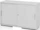 Schrank Teda-Z H748xB1200xT400mm lichtgrau 3 OH 2 Schiebetüren zerlegt