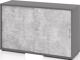 Schrank Teda-Z H748xB1200xT400mm graphit/Beton 2 OH 2 Türen zerlegt