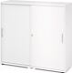 Schrank Teda-Z H1100xB1200xT400mm weiß 3 OH 2 Schiebetüren zerlegt