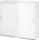 Schrank Teda-Z H1100xB1200xT400mm weiß 3 OH 2 Schiebetüren zerlegt