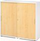 Schrank Teda-Z H1100xB1200xT400mm weiß/Ahorndekor 3 OH 2 Schiebetüren zerlegt