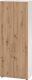 Schrank Teda-Z H2154xB800xT417mm Weiß/Asteiche 6 OH 2 Türen zerlegt