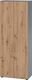 Schrank Teda-Z H2154xB800xT417mm Graphit/Asteiche 6 OH 2 Türen zerlegt