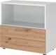 Regalschrank FlexWall H748xB800xT417mm weiß/asteiche Regal u.Schübe