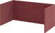 Schallschutzvlies FlexWall faltbar bordeaux B747xH328mm HAMMERBACHER