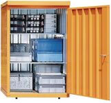 Materialbox B1410xT1445xH2170mm Dach n.klappb.verz.mont.m.Bodenr.SÄBU