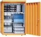 Materialbox B1410xT1445xH2170mm Dach n.klappb.verz.mont.m.Bodenr.SÄBU