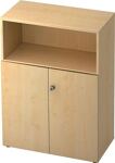 Schrank H1100xB800xT420mm Ahorn/Ahorn 3 OH 2 Türen HAMMERBACHER