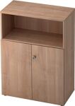 Schrank H1100xB800xT420mm Nussbaum/Nussbaum 3 OH 2 Türen HAMMERBACHER