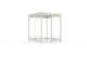 Unterstand H2510xB2165xT2165mm STA verz.u.besch.grauweiß ESG-Glas WSM
