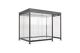 Unterstand H2510xB3185xT2165mm STA verz.u.besch.grau ESG-Glas WSM