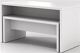 Bistrotisch H728xB1300xT680mm weiss zerlegt