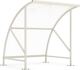 Fahrradüberdachung Grundeinheit B2090xH2200xT2100mm Bogendach PC grauweiß WSM