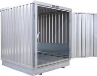 Lagercontainer B2100xT1140xH2300mm mont.WGK 1-3 verz.Auffangvol.275l