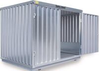 Lagercontainer B3050xT2170xH2350mm mont.WGK 1-3 verz.Auffangvol.1030l