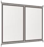 Rückw.Grundmodell Aluprofil u.PC grau f.Überdachungsheinheit 529040 SPL