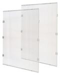 Rückw.PC durchsichtig f.529260 Überdachung Eco SPL