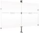 Rückw.ESG-Securitglas 5mm durchsichtig f.529173 Überdachung Modulo SPL