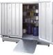 Lagercontainer B6075xT2875xH2385mm mont.f.passive Lagerung verzAuffangvol2x1400l